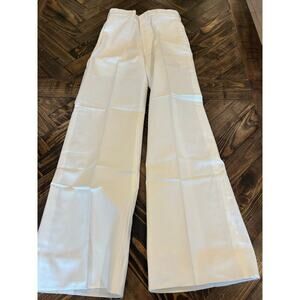US Navy Enlisted White Pants Trousers Men 28S Service Dress Uniform Classic